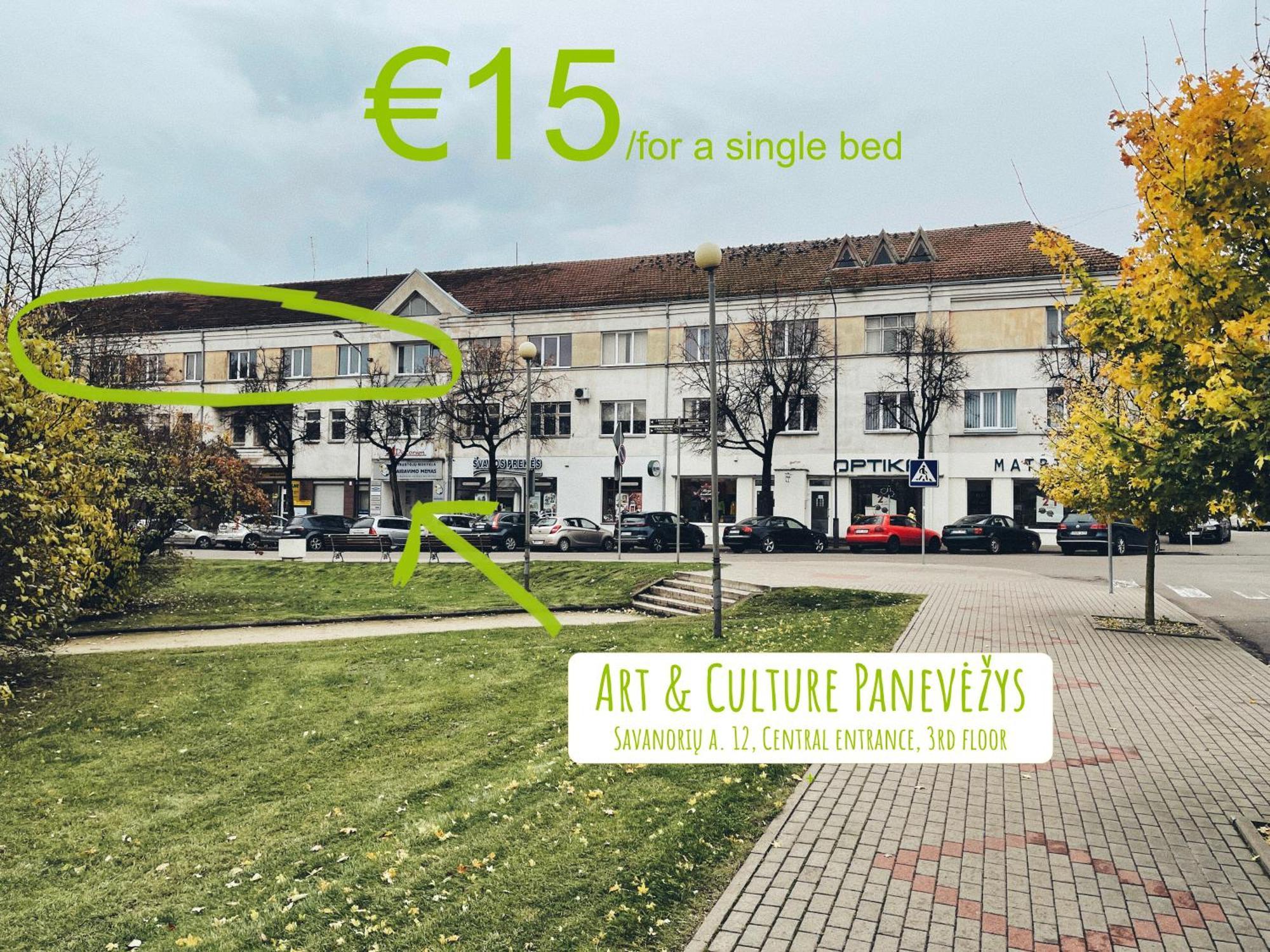 Auberge de jeunesse Art & Culture Panevėžys Extérieur photo